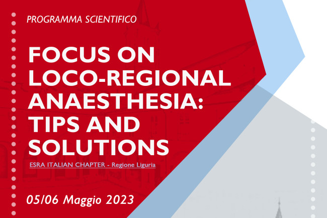 Focus on Loco-Regional Anaesthesia: Tips And Solutions